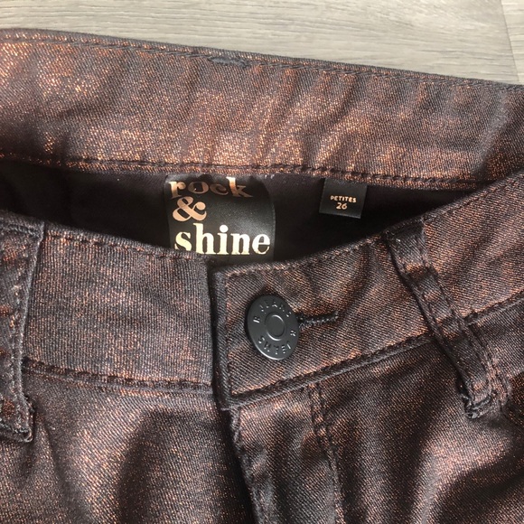 Rock & Shine Mid Rise Metallic Women Skinny Jeans - Picture 6 of 13